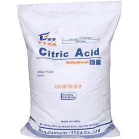 تصویر اسید سیتریک خشک چینی 25کیلوییTTCA 