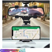 تصویر پایه نگهدارنده گوشی یونیورسال مدل Car Rearview Mirror Mount 