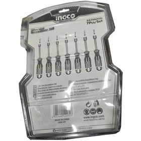 تصویر بکس پیچ گوشتی اینگکو ۷ عددی 