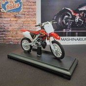 تصویر ماکت موتور سیکلت هوندا CR250R مدل ویلی مقیاس ۱-۱۸ 