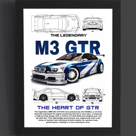 تصویر تابلو BMW M3 GTR 