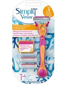 تصویر ژیلت ونوس Gillette Venus 3 Dragonfruit 