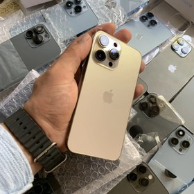 تصویر شاسی تبدیل IPHONE XR به 13 PRO . رنگ گلد . فیس لیفت ایفون 