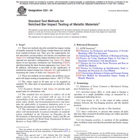 تصویر ASTM E23 − 24- Standard Test Methods for Notched Bar Impact Testing of Metallic Materials- دانلود استاندارد 