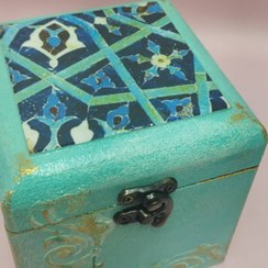 تصویر جعبه ساعتی چوبی 