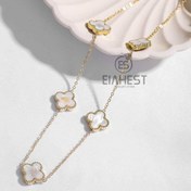 تصویر نیم ست جواهرات استیل با سنگ اونیکس 