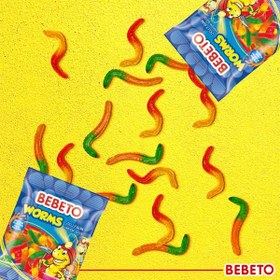 تصویر ببتو - پاستیل ببتو 120 گرم مار Gummi candy Pepto Snake