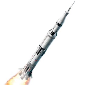 تصویر لگو سری ایده مدل موشک آپولو 92176 ا 1969 قطعه Ideas NASA Apollo Saturn V Scientific