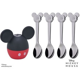 تصویر ست نمکدان و قاشق میکی موس وی ام اف | WMF SALT SHAKER SET MICKEY MOUSE 