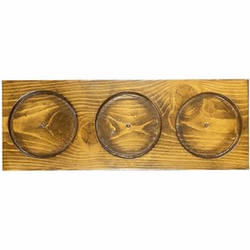 تصویر سینی چوبی سه خانه 