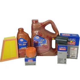 تصویر پکیج تعویض روغن استپ وی بهران با صافی بنزین (طلایی) 