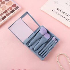 تصویر ست براش باکس دار ۵ تیکه آینه دار 