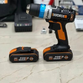 تصویر دریل شارژی ورکس 800 دور در دقیقه Worx WX178.9 Worx WX178.9 Rechargable Drill 800rpm