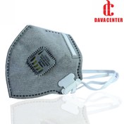 تصویر ماسک صورت فیلتردار کربن اکتیو N95 