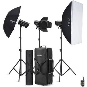 تصویر کیت فلاش استودیویی سه شاخه گودوکس Godox QT600IIIM Studio Flash kit 