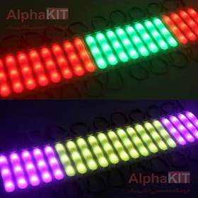 تصویر ال ای دی SMD بلوکی 12 ولت RGB Full Color برنامه پذیر 20 تایی 