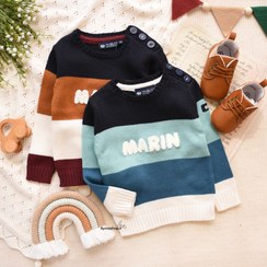 تصویر بلوز بافت قهوه ای مدل L253 