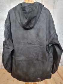 تصویر کاپشن کتان وارداتی سبک کلاه‌دار (مدل پارکا) با آستر سایز XL تا ۳XL - ۳XL 