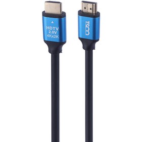 تصویر کابل HDMI 4K تسکو TCH 60 طول 5 متر TSCO TCH 60 HDMI 4K 5m Cable