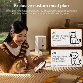 تصویر ظرف غذای هوشمند حیوانات خانگی Mijia Pet Feeder 2 MJWSQ02 (پک چین) 