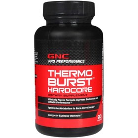 تصویر چربی سوز جی ان سی ترمو برست | Thermo Burst Hardcore GNC 