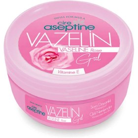 تصویر کرم بدن اورجینال برند Cire aseptine مدل Aseptine Vaseline Rose 150 ml کد 771578308 