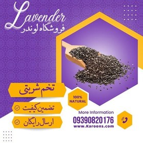 تصویر تخم شربتی ریز درجه یک(100گرمی) فروشگاه لوندر 