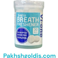 تصویر قرص خوشبو کننده دهان وی وان آبی 