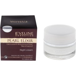 تصویر کرم جوان کننده شب اولاین مدل Pearl Elixir حجم 50 میلی لیتر 