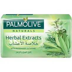 تصویر صابون رزماری و آویشن پالمولیو مدل Herbal Extracts رنگ سبز وزن 170 گرم 