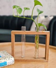 تصویر گلدون قلمه چوبی کد 183A 