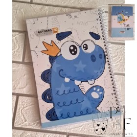 تصویر دفتر 100 برگ مجلد گ طرح پسرانه برند گلبرگ 