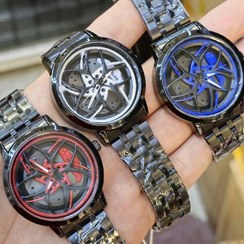 تصویر ساعت مچی مردانه والار طرح رینگ BMW با صفحه متحرک چرخان 