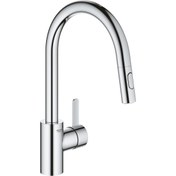 تصویر شیر آشپزخانه شاوری GROHE مدل Eurocosmo کد 31481001 GROHE Eurocosmo Single-lever kitchen mixer