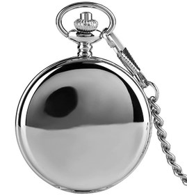 تصویر ساعت جیبی آنالوگ ضد آب استیل ضد زنگ مدل P850C برند yisuya Water Resistant Stainless Steel Analog Pocket Watch P850C