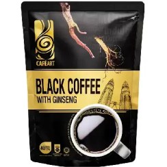 تصویر قهوه فوری جینسینگ دار بلک گلد کافه آرت 40 عددی Instant Coffee With Black Gold - 40gins