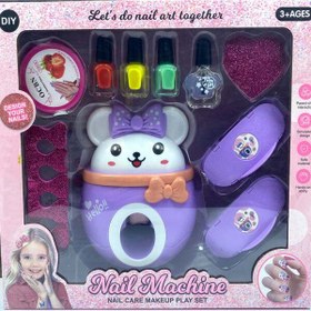 تصویر ست اسباب بازی لوازم آرایشی مدل استمپر ناخن ا Nail stamper cosmetics toy set Nail stamper cosmetics toy set