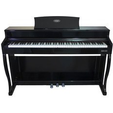 تصویر پیانو NDP 195 جدید LACKER BRIGHT PIANO DIGITAL PIANO+مدفوع+هدست+هدیه بار Neiro 