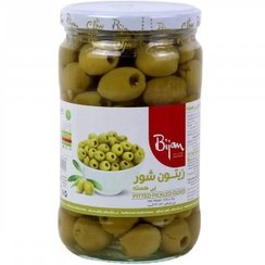 تصویر زیتون شور بدون هسته بیژن 630 گرم - 12 عدد (قیمت هر عدد 123,000 ت) 