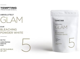 تصویر پودر دکلره تمپتینگ سفید یک کیلویی Tempting Beleaching Powder White Absolutely Glam-1000gr