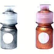 تصویر ورق طلا و نقره مایع حجم30میل مجموعه 2عددی 