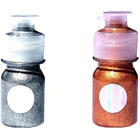 تصویر ورق طلا و نقره مایع حجم30میل مجموعه 2عددی 