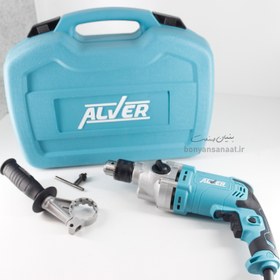 تصویر دریل چکشی گیربکسی AV-6011 آلور (1100 وات) Gearbox hammer drill AV-6011 alver