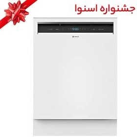 تصویر ظرفشویی 13نفره اسنوا مدل SDW-F353200 رنگ سفید + یک بسته قرص ماشین ظرفشویی هدیه علی هوم Snowa 13-place dishwasher, model SDW-F353200, white color