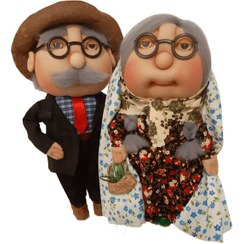 تصویر عروسک آقانورالدین و حاج خانوم 