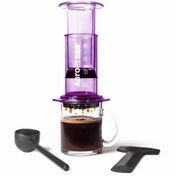 تصویر قهوه‌ساز اروپرس شفاف - بنفش AeroPress Clear 