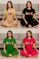 تصویر ست تیشرت شلوار زنانه کوالا رنگ های مختلف 