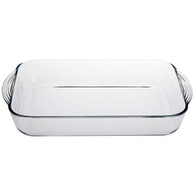 تصویر تابه مستطیل پیرکس بورجام پاشاباغچه ترک کد ۵۹۱۲۴ pasabahce borcam pyrex Rectangular pan code 59124