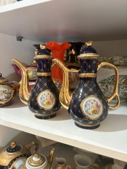 تصویر گلاب پاش چینی سرمه ای قدیمی 