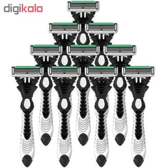 تصویر ژیلت دورکو Dorco ۶ لبه بسته ۱۰ عددی 